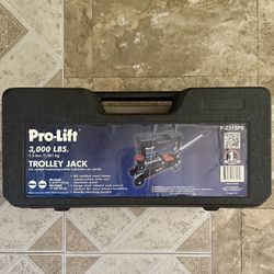 Pro-Lift 3,000 LB Hydraulic Trolley Jack (Model F-2315PE)