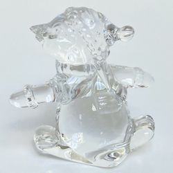Vintage Princess House Crystal Rocking Penguin Figurine