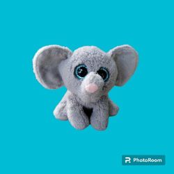 TY Whopper Elephant 5.5in Plush Toy Sparkle Eyes