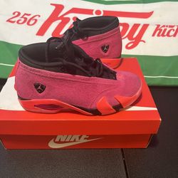 Jordan 14 Vivid Pink Sz 7.5 Women’s 