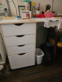 Desk with drawers