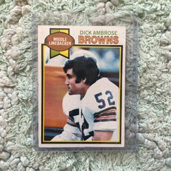 1979 Topps Cleveland Browns Dick Ambrose