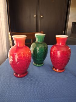 Vintage Avon vases