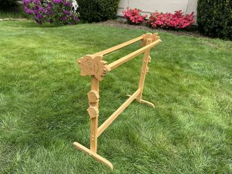 Wooden Quilt Rack / Stand