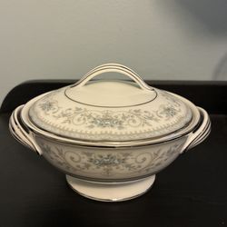 Vintage Noritake Sugar Bowl With Lid #6107 Colburn Double Handle Sugar Bowl