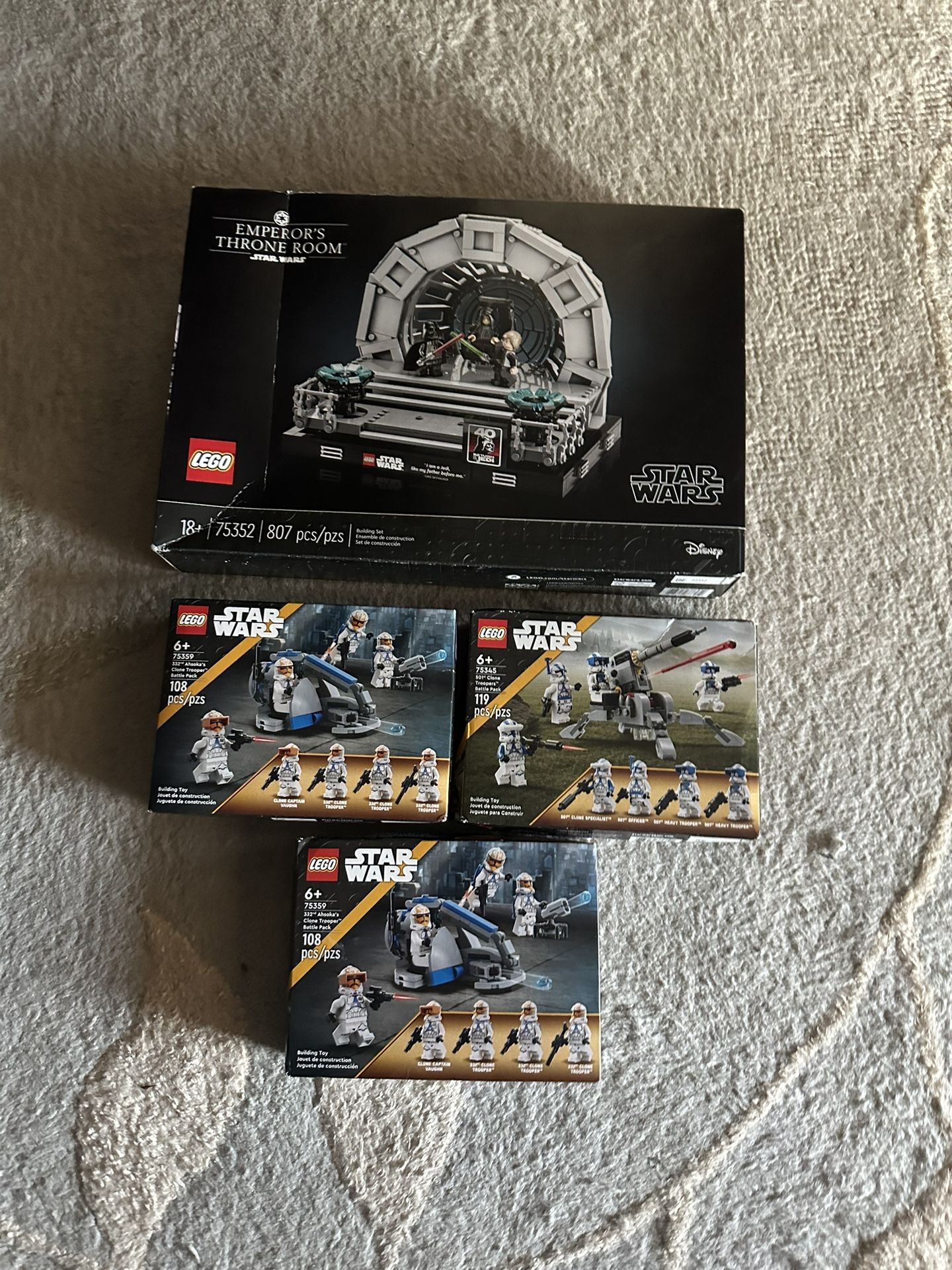 75352 Lego Star Wars Emperor’s Throne Room