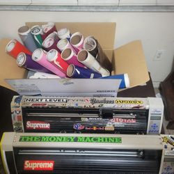 Series 2 Vinyl Cutters 2 Machines And 35 Blank Multie Colorers