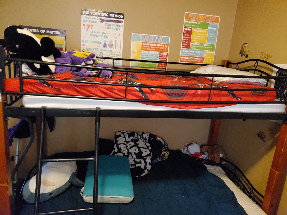 Twin over full futon bunk bed