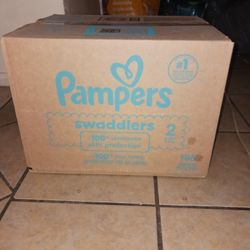 Pampers Swaddlers Size 2 186 Diapers 