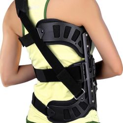 Scoliosis Posture Corrector, Adjustable Back Cerviacal Scoliosis Appliance Fixed Brace for Kyphosis, Osteoporosis, Postoperative Recovery Men and Wome