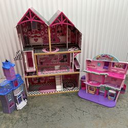 (3) Dollhouse Set