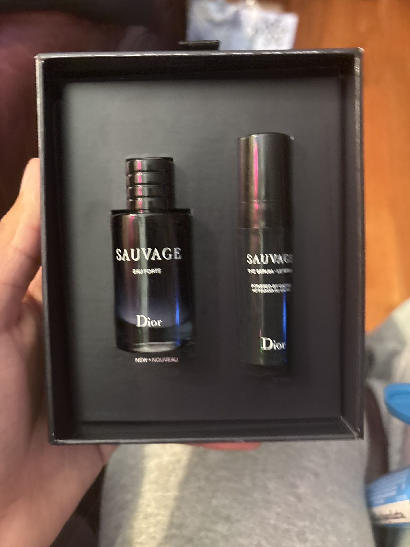 Dior Sauvage roll on cologne with lotion mini set