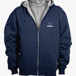 Dunbrooke NFL Craftsman Full Zip Thermal Lined Cowboys Hoodie 2XL