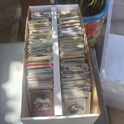 1 Box Of Sports cards-1200+