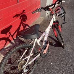 Nice Condition Bike 24 Inches With Helmet