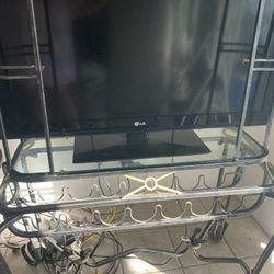 TV AND WINE STORAGE HOLDER
