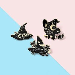 Magica Witches Hat Enamel Pins