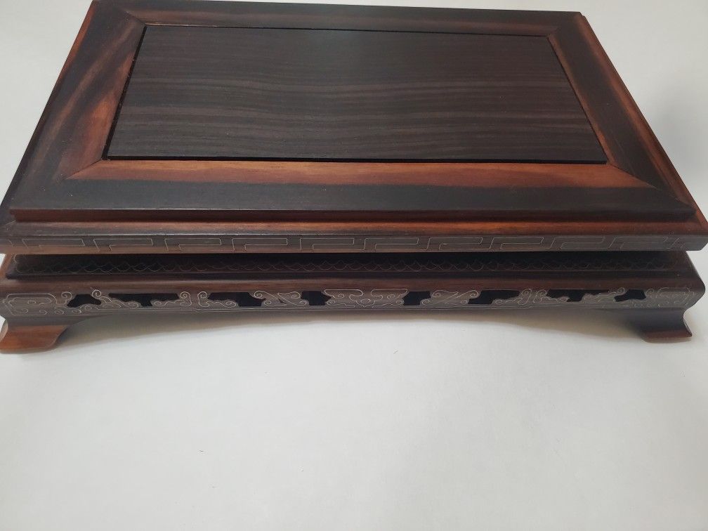 Asian Wooden Bonsai Stand