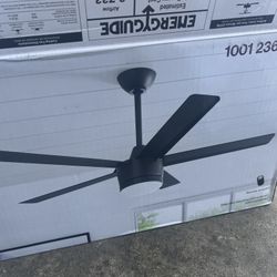 52” LED Ceiling Fan (black)