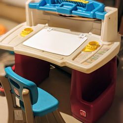Kids Desk And Chair - Barely Used
