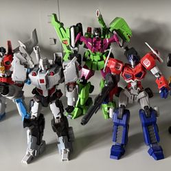 Transformers Flame Toys Assembled Model Kits Lot 