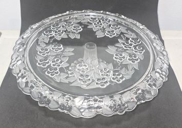 Mikasa Cake Stand Carmen Pattern By Walther Crystal