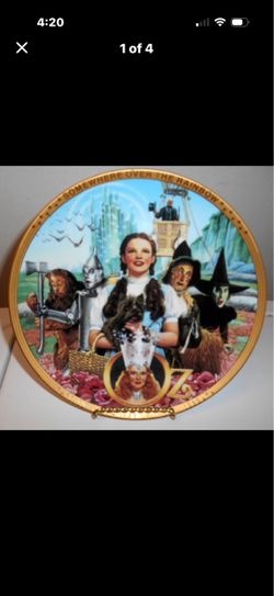The Wizard of Oz Hamilton Collection 50th Anniversary Collector Plate 1(contact info removed)