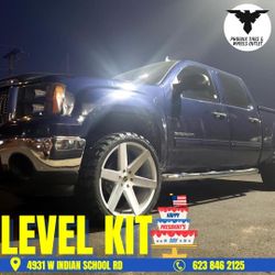 LEVEL KIT SAME DAY INSTALL CHEVY FORD RAM DODGE NISSAN JEEP 
