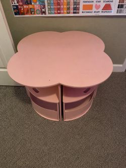 Girls flower table