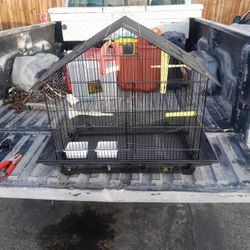 Complete Bird Cage With Accessories
