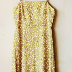 Walking on Sunshine youth girls floral dress layers Size XL Extra Large Sleeveless