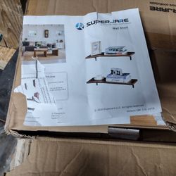 Two Hanging Wall Shelves Brand New