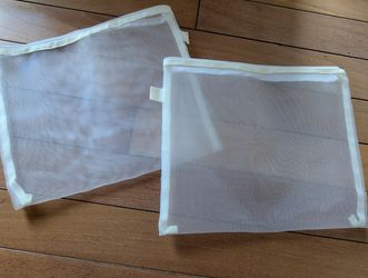 mesh zippered letter clear transparent folders / document cases