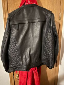 Riding leather jacket