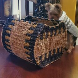 Wicker Rattan Basket 