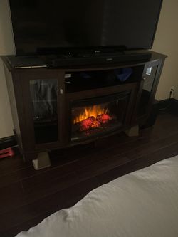 Dressser With Fireplace