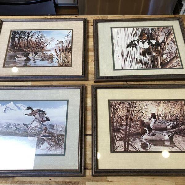 Harold Roe Set Of 4 Duck Prints Collection Notable Pieces