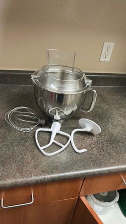 KitchenAid Stainless Steel Mixer Bowl with Attachments