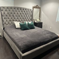 Cal King Bed In Great Condition Without Mattress 