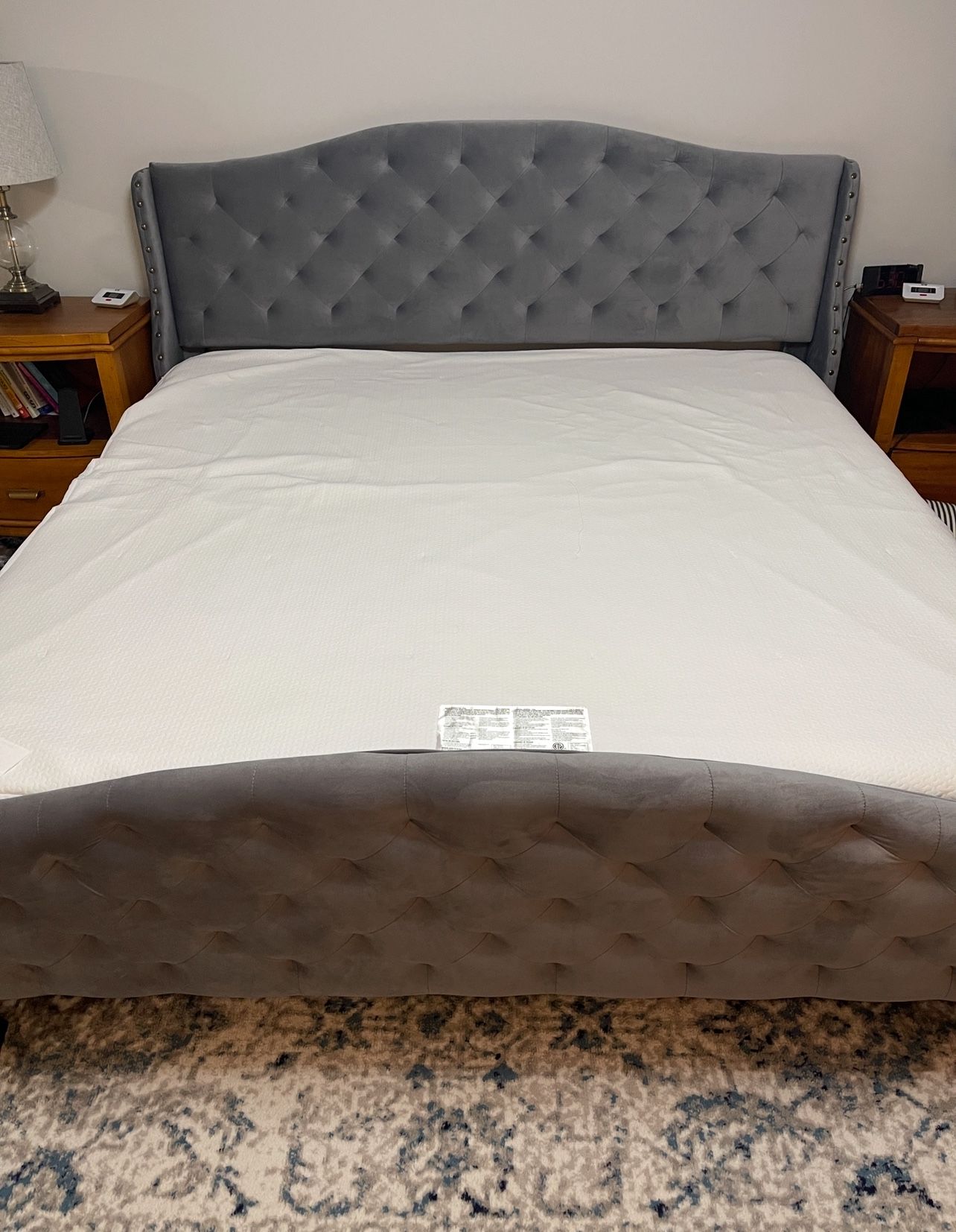 Beautiful King Sized Padded Bedframe