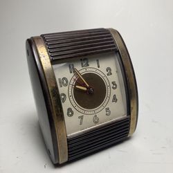 Vintage Westcox travel alarm clock