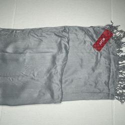 Apt.9 Gray Scarf %100 Rayon  One-size