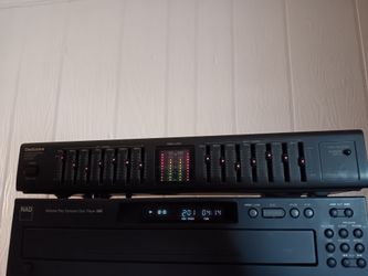 Technics SH-GE50 Stereo Graphic stereo eq  Equalizer Red LEDs & Display Working