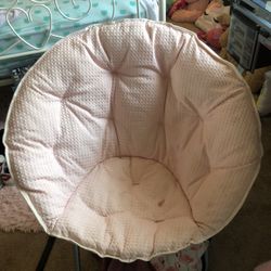 Small pink Papason chair