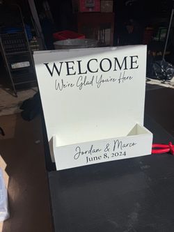 Party a frame welcome sign