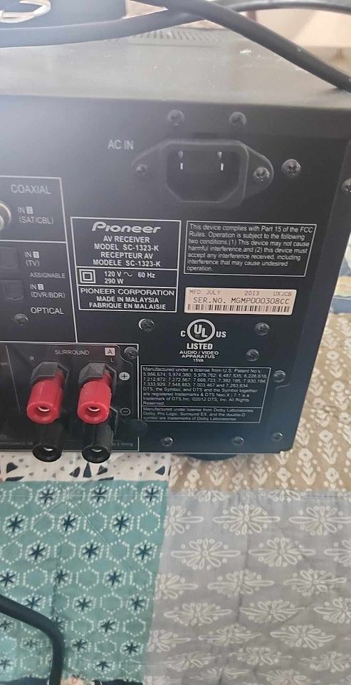 Pioneer Stereo & Infinity Speakers