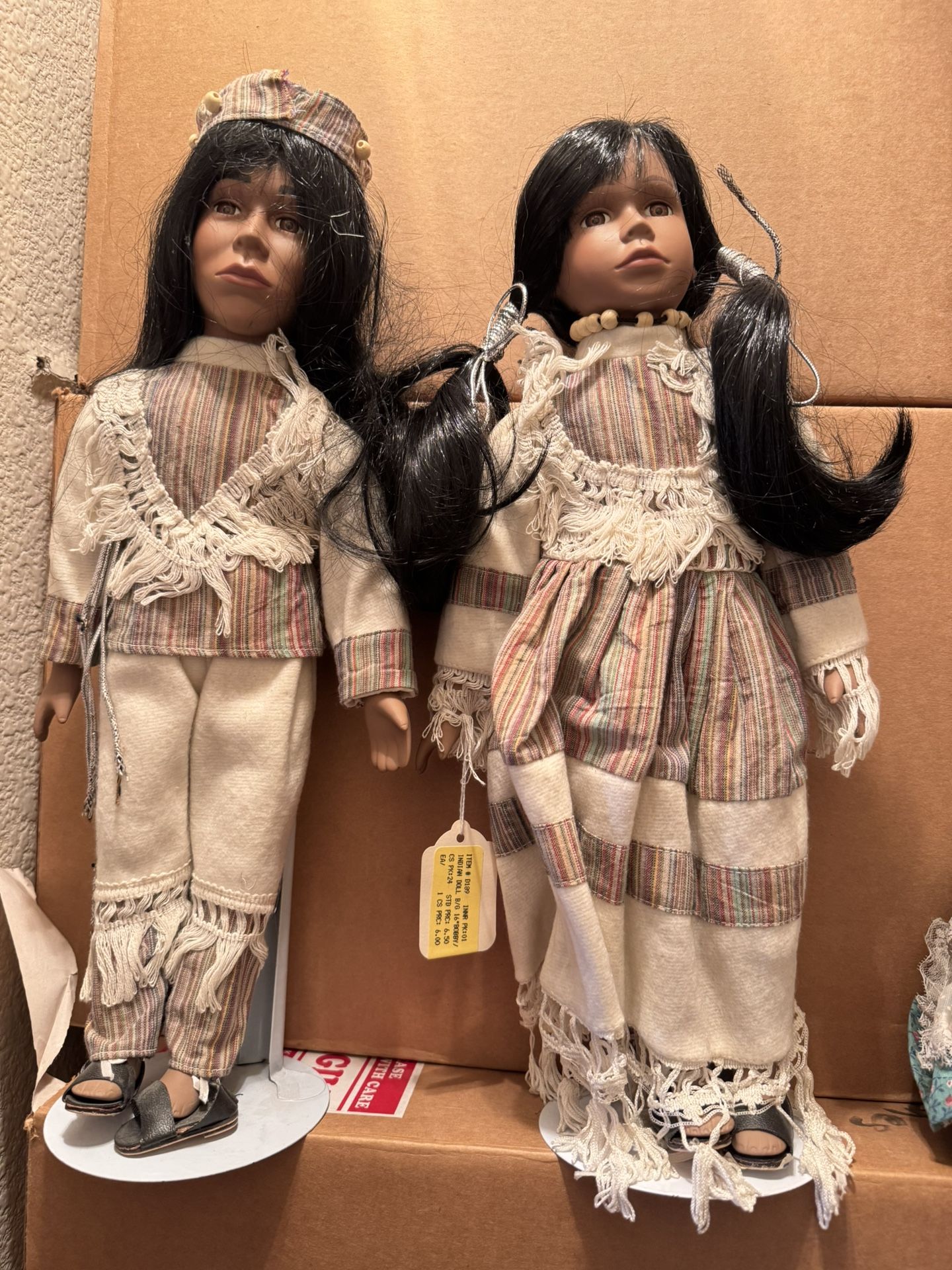 Indian Dolls And Kachina Doll