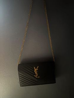 Black Ysl purse