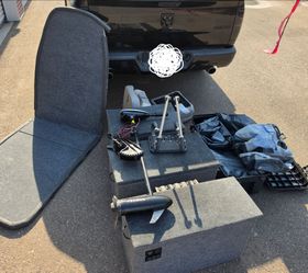 Intex Excursion 5 Inflatable Boat with Pexmor Trolling Motor and Custom Battery Boxes and Seats