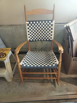 Vintage wooden rocking chair